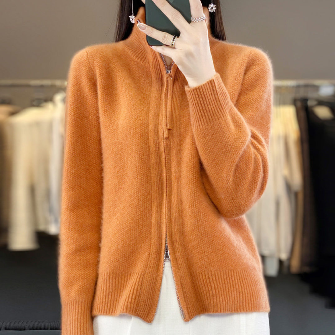 Luna | Cardigan Morbido con Zip