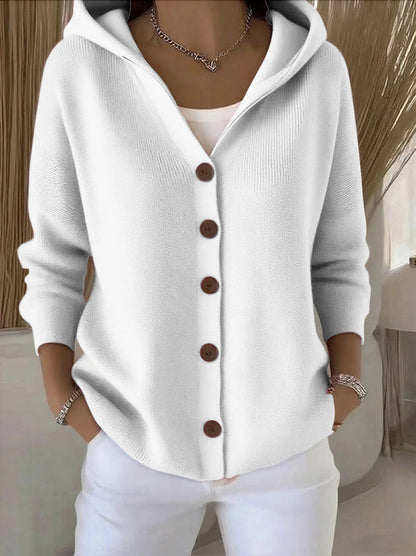 Zoé | Cardigan in Maglia con Cappuccio